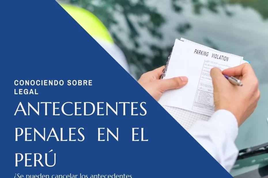 se pueden cancelar los antecedentes penales