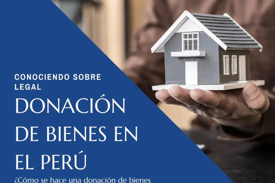 donacion de inmueble en el Peru