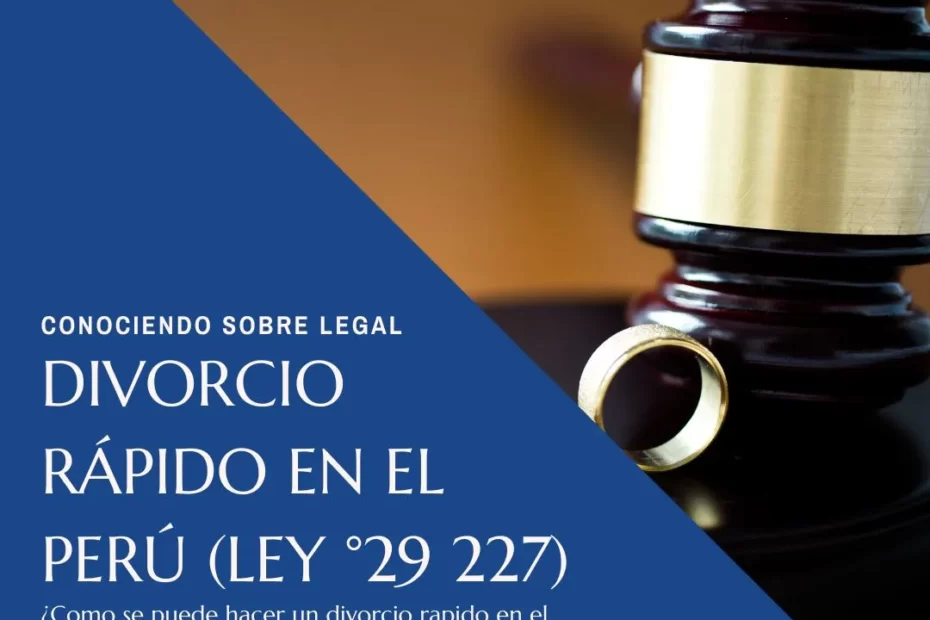 divorcio rapido en el peru