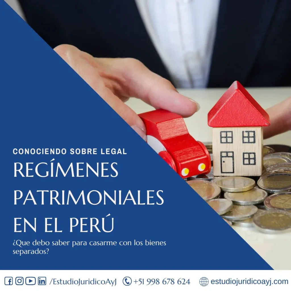 Regímenes patrimoniales en el Peru