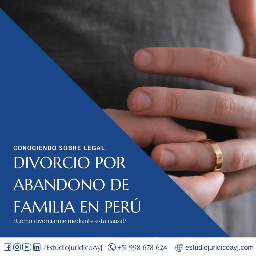divorcio abandono de familia